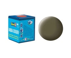 Revell Aqua Color akriliniai dažai NATO Olive, matiniai, 18 ml (RAL 7013) 36146