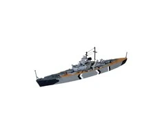 Revell Bismarck laivo modelis dovanų komplektas 1:1200 (65802)