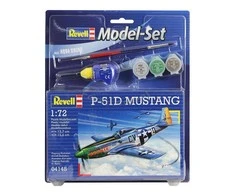 Revell - P-51D Mustang dovanų komplektas, 1/72, 64148