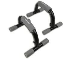 Atramos atsispaudimams Tunturi Push Up Bars, Juodos ir pilkos spalvos