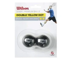 Skvošo kamuoliukai Staff Wilson labai lėti/2vnt. juodi