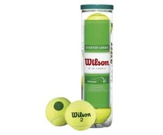 WILSON STARTER Žalias teniso kamuoliukai (4 kam.)