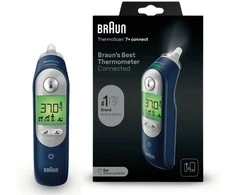 BRAUN ThermoScan® 7+ connect IRT6575 Termometr do ucha łączący się su aplikacją