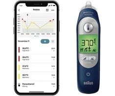 BRAUN ThermoScan® 7+ connect IRT6575 Termometr do ucha łączący się su aplikacją