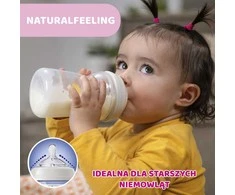 Chicco NaturalFeeling silikoninis buteliukas kūdikiui 330ml 6M+