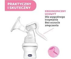 Rankinis pientraukis Chicco Natural Feeling + 60 liemenėlės įklotų