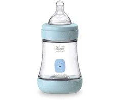 "Chicco" buteliukas Perfect5 0M+150ml mėlynas silikoninis