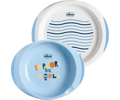 Chicco 2 mėlynų plokščių rinkinys