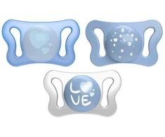 Chicco Čiulptukas nusiraminimui micro silikon nieb 2vnt. 0-2m
