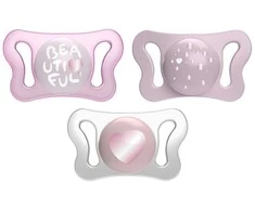 Chicco Čiulptukas nusiraminimui micro silikon róż 2vnt. 0-2m