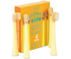 Dino geltonasis Sonic dantų šepetėlis Vitammy 4vnt.