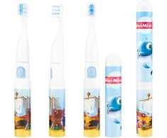 Dantų šepetėlis Vitammy Smile MiniMini + Dolphin Finek Mėlyna