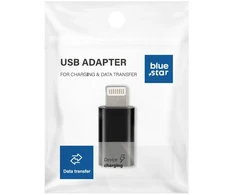 BlueStar Adapteris Type C to Lightning Blue Star - juodas