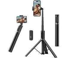 Samsung C&amp;T selfie stick + trikojis su Bluetooth nuotolinio valdymo pulteliu juodas