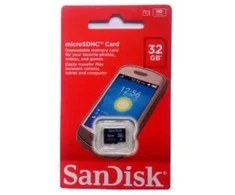 Atminties kortelė Sandisk 32 GB, Micro SDHC, Flash atminties klasė 4