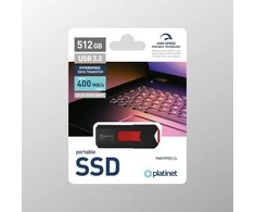 Atmintinė SSD Platinet USB 512GB (USB 3.2; 400MB/s)
