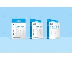 Laisvų rankų įranga NCC 3,5mm balta