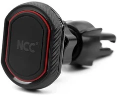 Automobilinis universalus telefono laikiklis NCC (CH11) tvirtinamas ant ventiliacijos grotelių, magnetinis, juodas