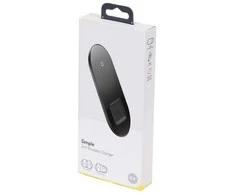 Belaidis įkroviklis Baseus 2in1 (WXJK-01) Phones+Pods (USB-C 18w) juodas