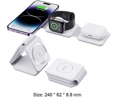 Belaidis įkroviklis NCC 3in1 (Phone,Watch,Pods)