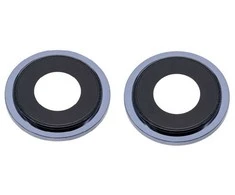 Blue iPhone 14/14 Plus kameros stikliukas su rėmeliu Mėlyna (2pcs) ORG