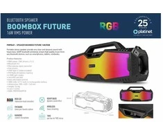 Bluetooth nešiojamas garsiakalbis Platinet (PMPB401) Boombox Future (16W, RGB) juodas