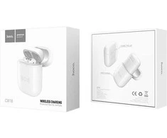 Dėklas (belaidis įkroviklis) Hoco CW18 Airpods baltas