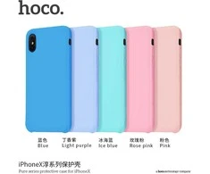 Dėklas "Hoco Pure Series" skirtas iPhone X rožinis (rose pink)