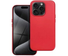 Oem Dėklas Leather Mag Cover (MagSafe) skirtas iPhone 16 raudonas