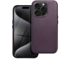 Oem Dėklas Leather Mag Cover (MagSafe) skirtas iPhone 15 violetinis