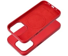 Oem Dėklas Leather Mag Cover (MagSafe) skirtas iPhone 15 Pro Max raudonas