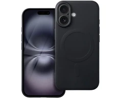 Dėklas Oem Case for iPhone 16 Silicone Mag Cover compatible with MagSafe juodas