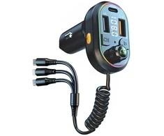 Įkroviklis automobilinis NCC R30 (65W) juodas