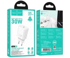 Įkroviklis Hoco N62 (1xUSB-C 30W) baltas