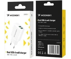 Įkroviklis Wozinsky (CUWCW) (2xUSB 2.4A) baltas