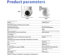 IP kamera XO (CR10) saulės energija varoma 7,5 W (Wi-Fi) (2k) su mikrofonu