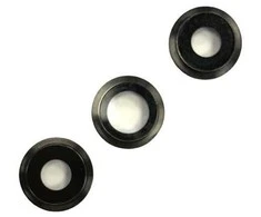 iPhone 11 Pro/11 Pro Max kameros stikliukas su rėmeliu Kosminė pilka (3pcs) ORG