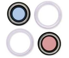 iPhone 14/14 Plus kameros stikliukas su rėmeliu Violetinė (2pcs) ORG