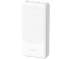 Powerbank Dudao K10 10000mAh 2.4A 2 x USB-A - baltos spalvos