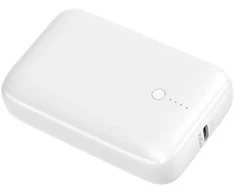 Išorinė baterija POWER BANK Platinet 10000mAh (1xUSB; 1xType-C; 20W) balta