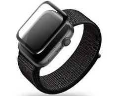 LCD apsauginis stikliukas "5D Full Glue" Apple Watch 1/2/3 38mm be įpakavimo