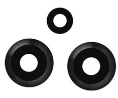 OnePlus Nord CE 2 Lite 5G kameros stikliukas Juodas (3pcs) (only lens) ORG