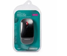 Pelė OMEGA OM301 belaidė (RECHARGEABLE USB-C) juodos spalvos