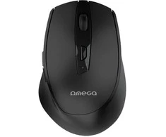 Pelė OMEGA OMC529RWB belaidė (RECHARGEABLE USB-C) juodos spalvos