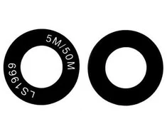 Samsung A145 A14 4G/A146 A14 5G kameros stikliukas Juodas (lens UltraWide) 1pcs (service pack)