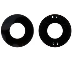 Samsung A236 A23 5G/A336 A33 5G/A536 A53 5G kameros stikliukas Juodas (lens Bokeh) 1pcs (service pack)