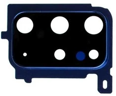 Blue Samsung G985/G986 S20 Plus kameros stikliukas su rėmeliu Aura Mėlyna ORG