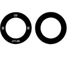 Samsung S901 S22 kameros stikliukas Juodas (lens Main) 1pcs (service pack)