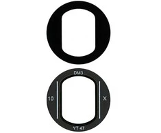 Samsung S918 S23 Ultra kameros stikliukas Juodas (lens Tele 10x) 1pcs (service pack)