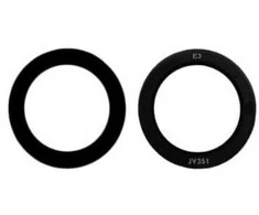 Samsung S926 S24 Plus kameros stikliukas Juodas (lens UW) 1pcs (service pack)